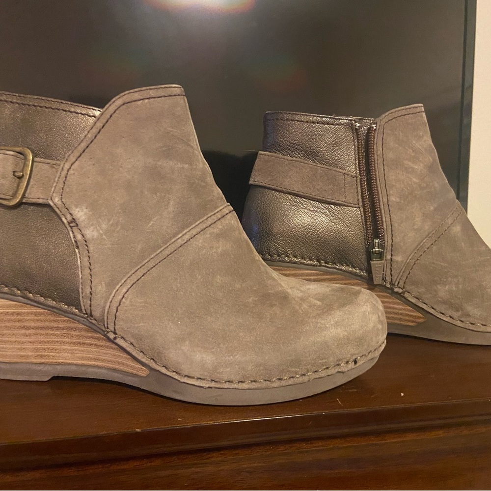 Ankle boots , worn only a few times